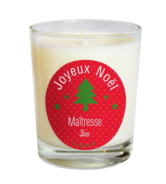 Cadeau noel bougie