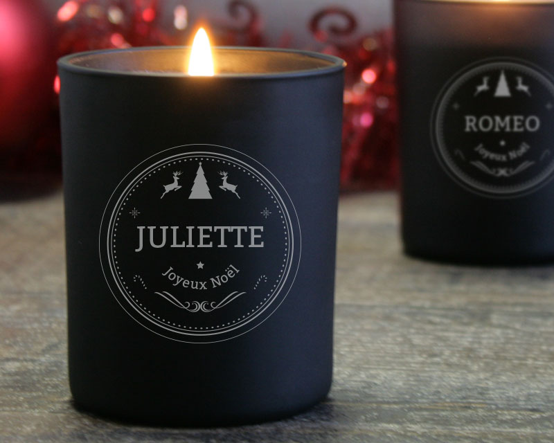Bougies cadeau de noel