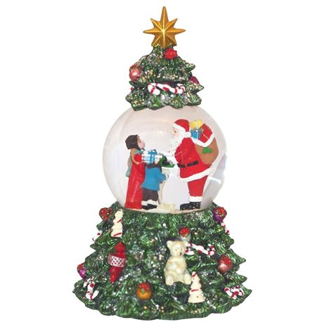 Photo sapin de noel avec cadeau