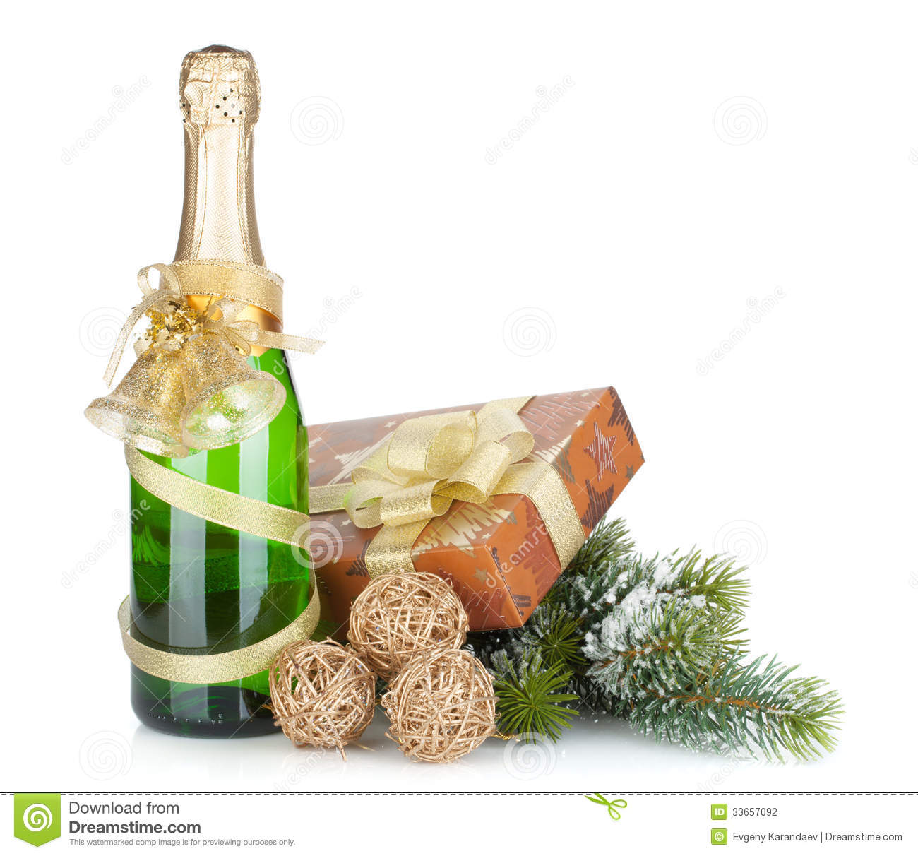 Cadeau noel champagne