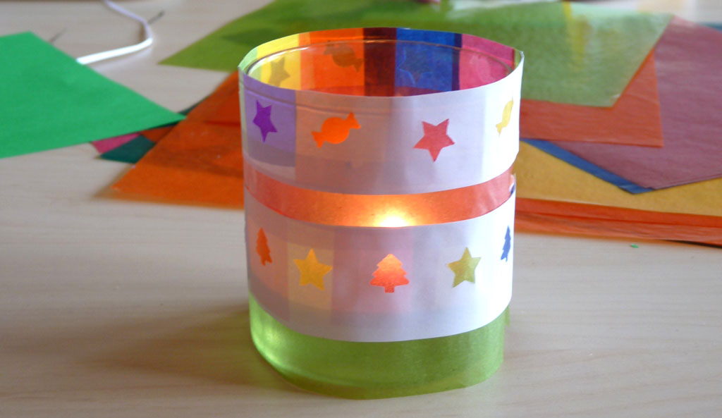 Cadeau noel maternelle photophore