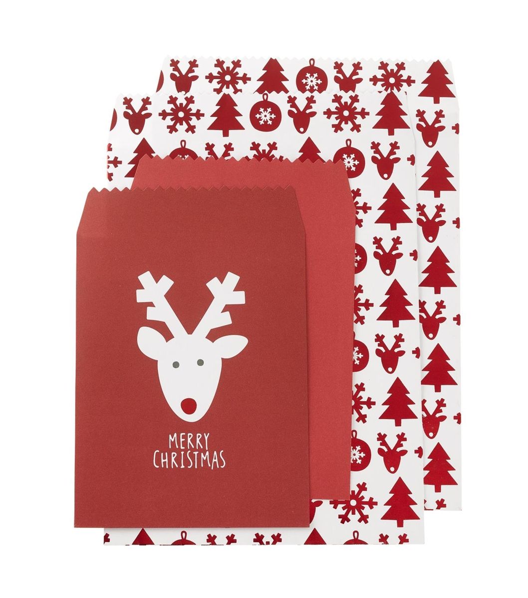 Sac cadeau de Noël Sac en papier Emballage Papier Kraft Sac fourre-tout