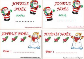 Etiquette cadeau noel enfant