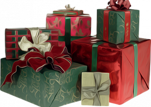 Cadeau de noël png