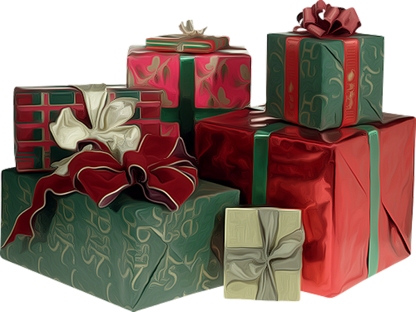 Cadeau de noël png