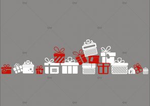 Frise cadeau de noel