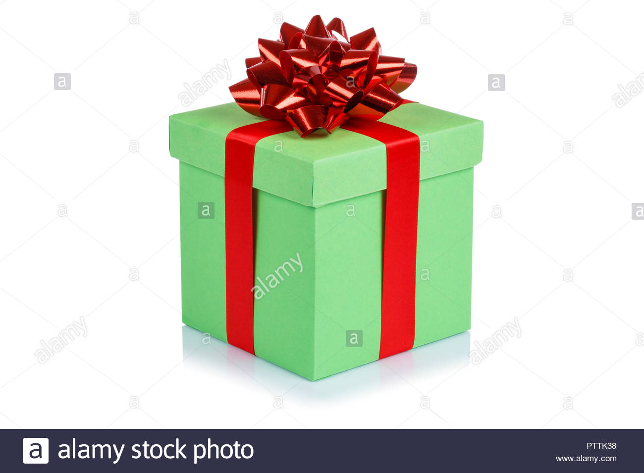 Cadeau de noel vert