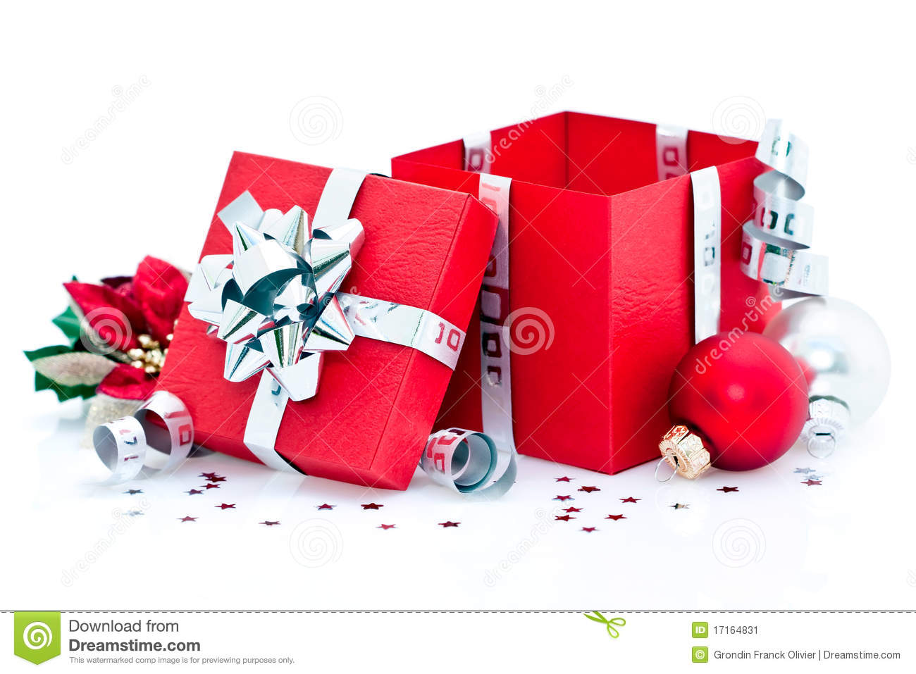 Image cadeau noel ouvert
