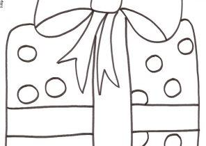 Dessin cadeau noel simple