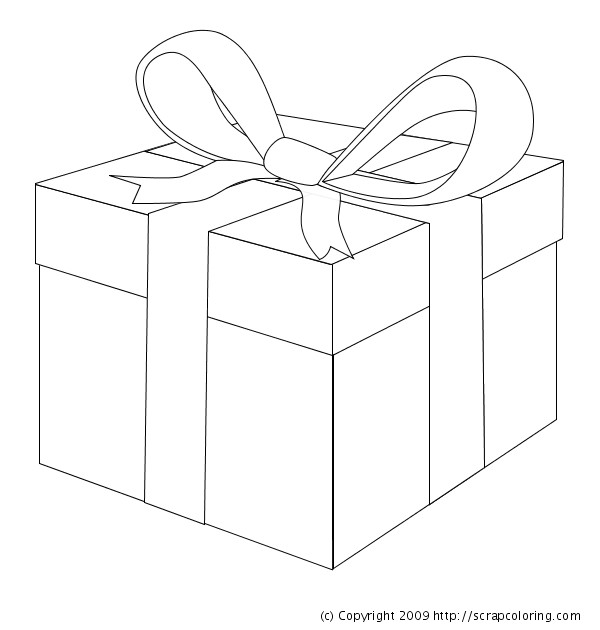 Dessin cadeau de noël