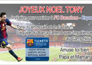 Cadeau noel foot