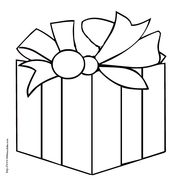 Dessin d un cadeau de noel