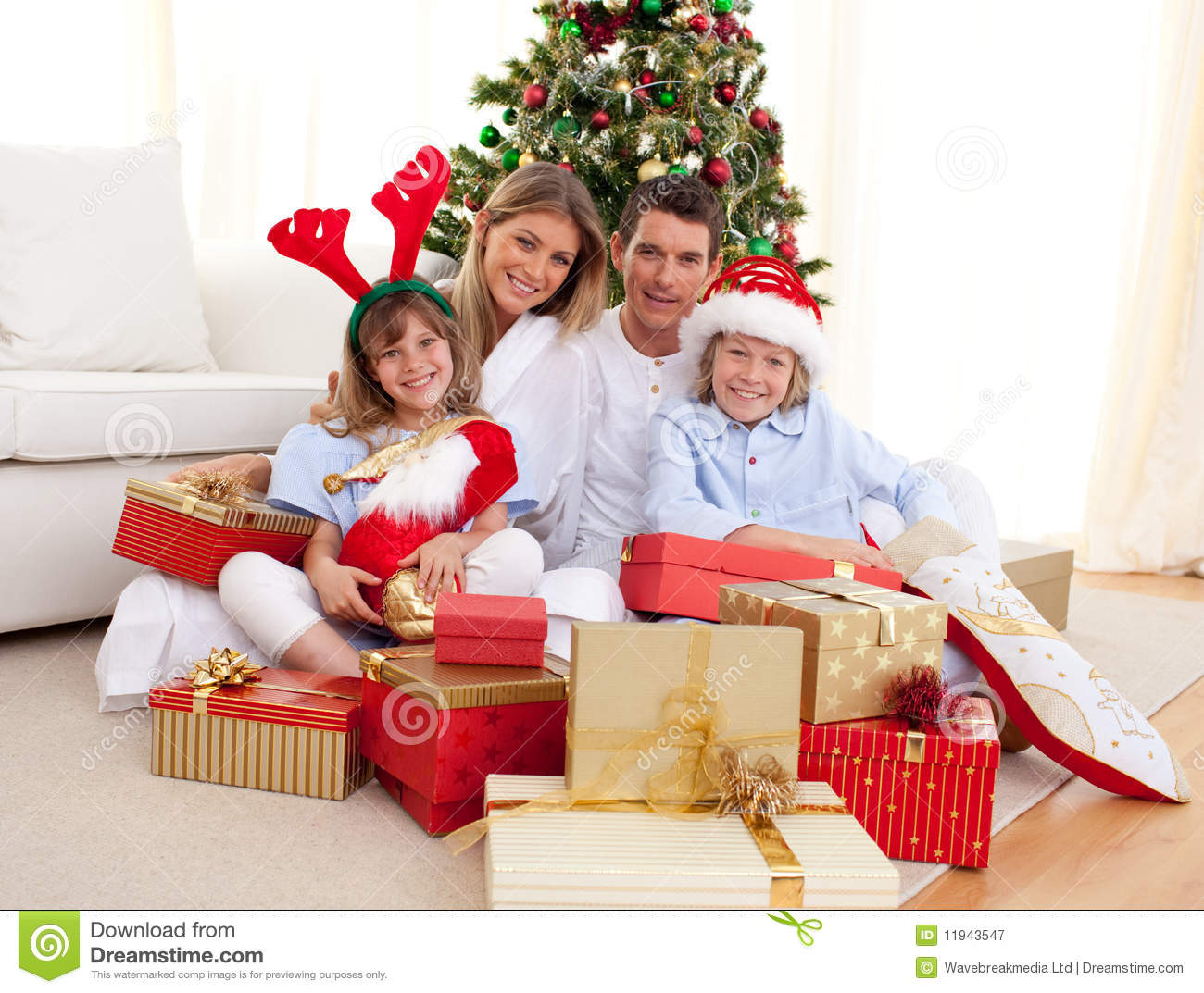 Ouverture des cadeau de noel