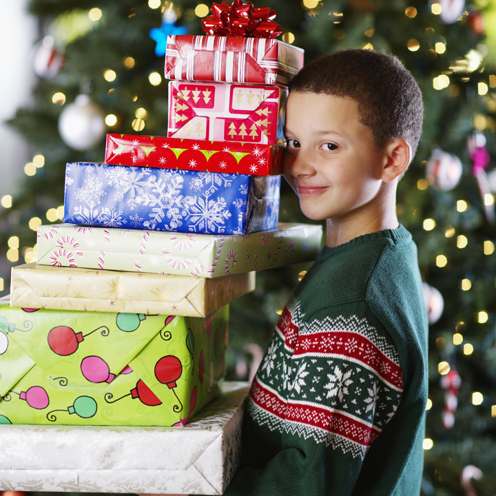 Image noel enfant cadeau
