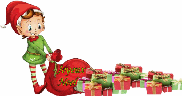 Gif animé noel cadeau
