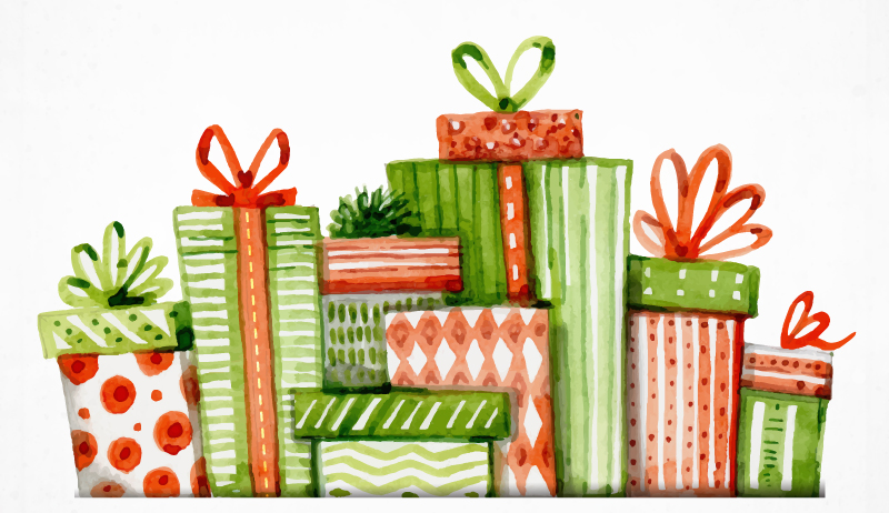 Cadeau noel couleur