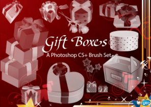 Cadeau de noel photoshop
