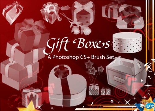 Cadeau de noel photoshop