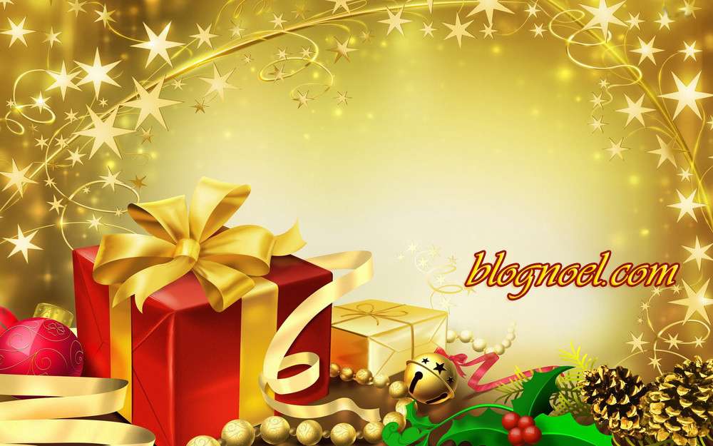 Cadeau noel fond