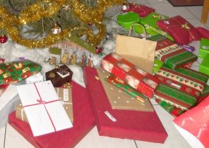 Cadeau de noel recyclé