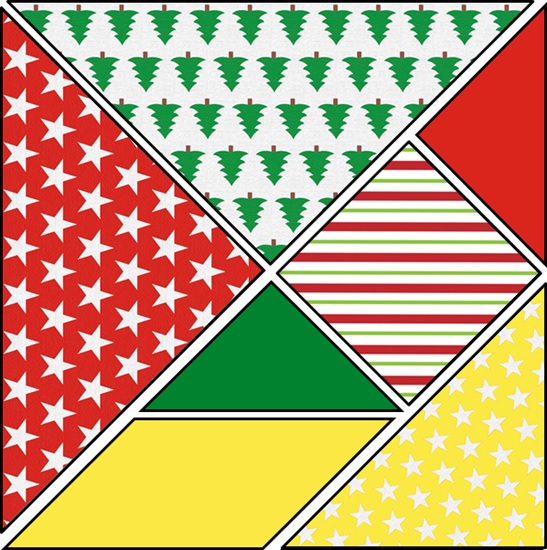 Tangram cadeau de noel