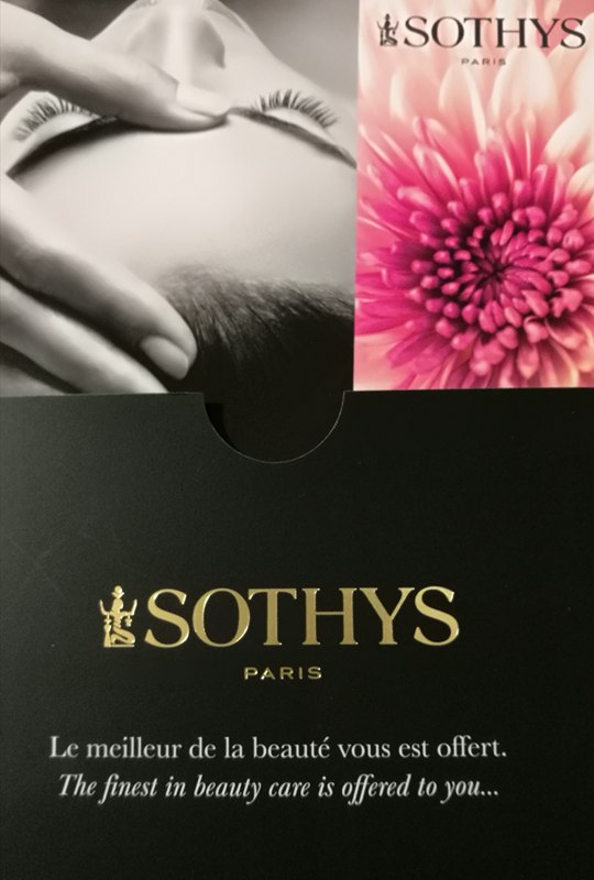 Carte cadeau sothys noel