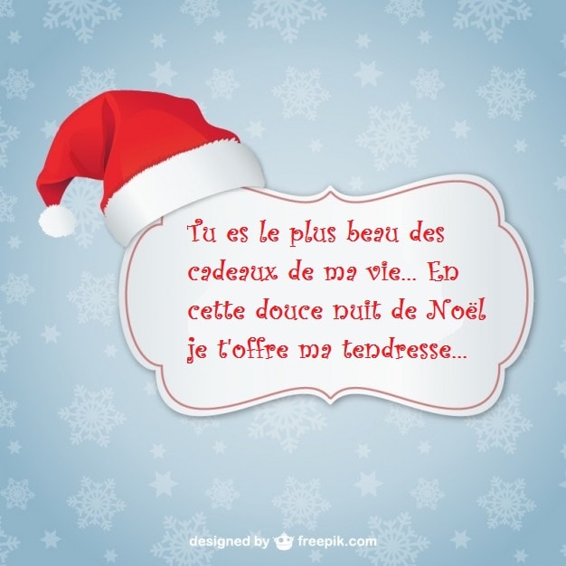 Texte accompagnant un cadeau de noel