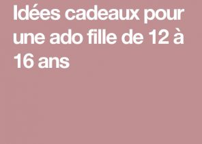 Cadeau de noel fille 16 ans
