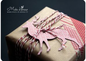 Joli papier cadeau de noel