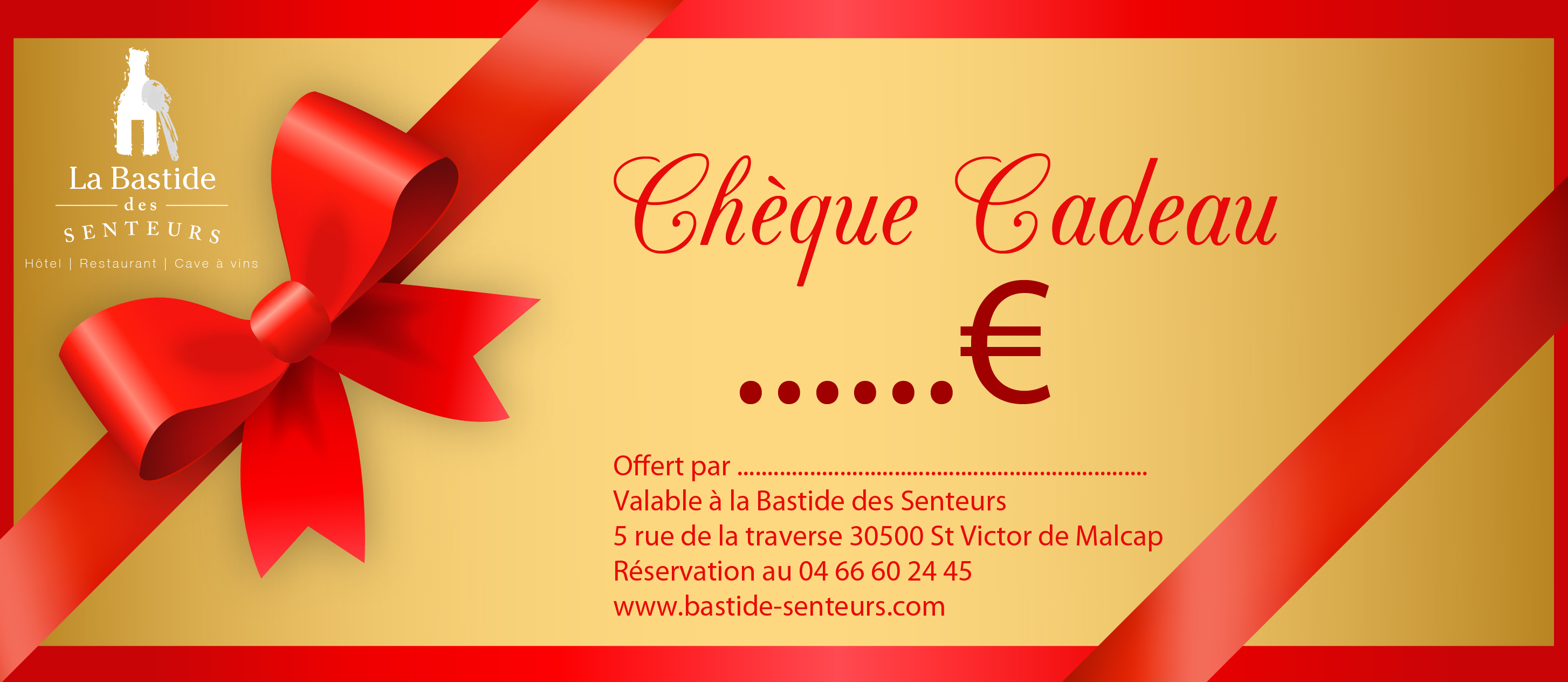 Modele bon cadeau noel