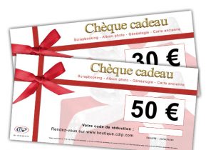 Cheques cadeau noel