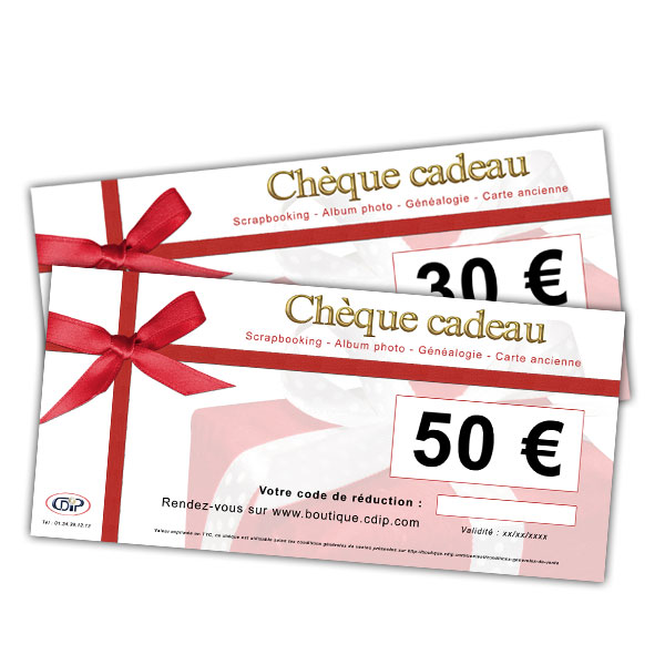 Cheques cadeau noel