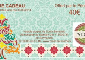 Chéque cadeau noel