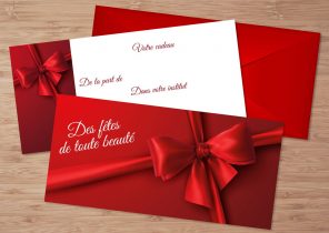 Ticket cadeau de noel