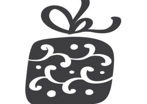 Silhouette cadeau noel