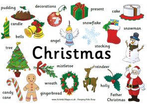 Un cadeau de noel en anglais