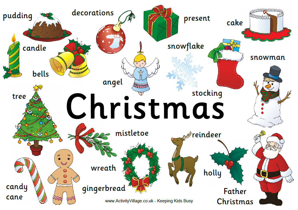 Un cadeau de noel en anglais