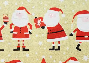 Papier cadeau père noël