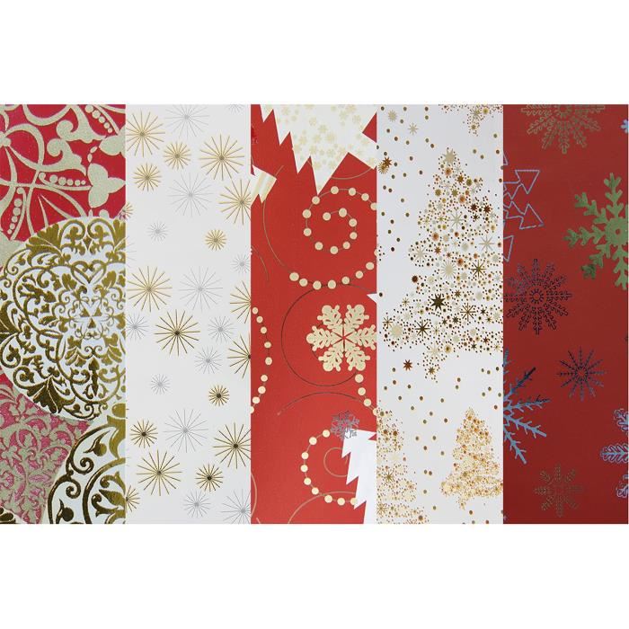 Clairefontaine papier cadeau noel