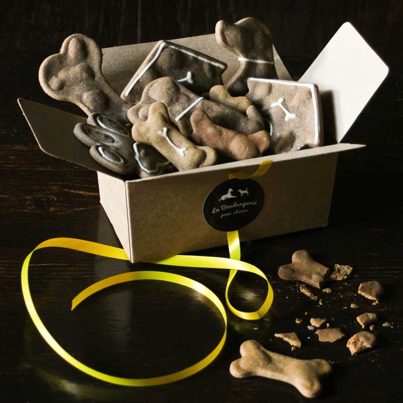 Coffret cadeau noel chien