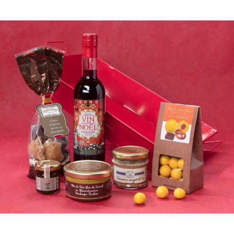 Panier cadeau pour noel