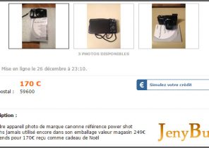Vends cadeau de noel