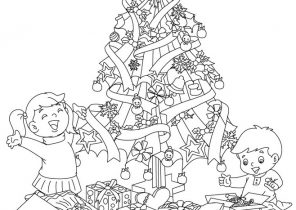 Ouverture cadeau noel dessin