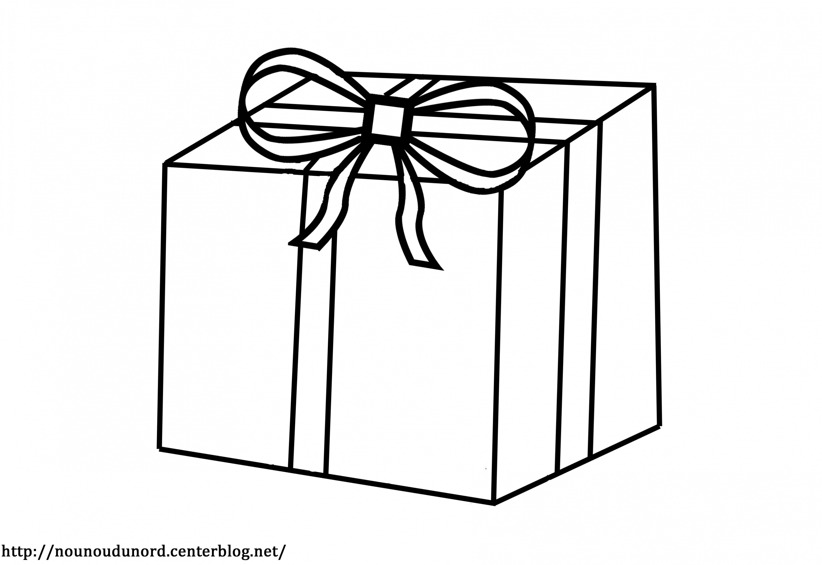 Dessin de cadeau de noël