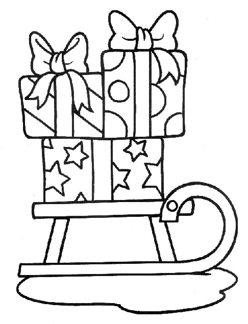 Cadeau de noel facile dessin