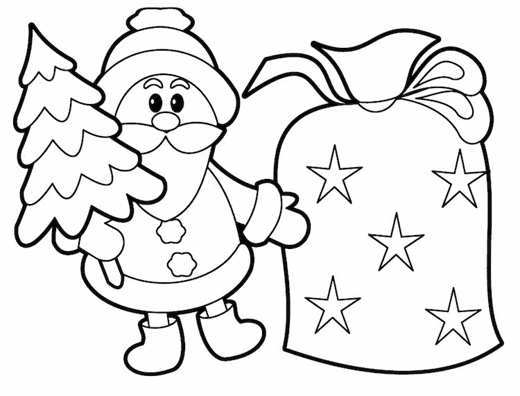 Dessin deco cadeau noel