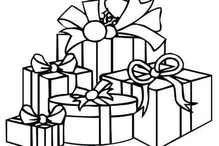 Dessin cadeau noel à imprimer