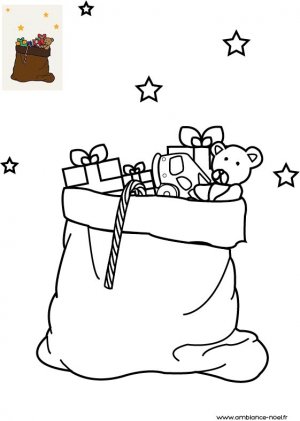 Cadeau pere noel dessin
