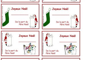 Etiquette cadeau de noel gratuite a imprimer