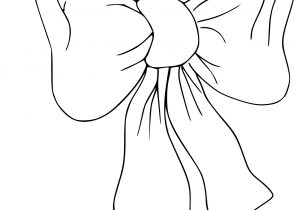 Dessin noeud cadeau noel